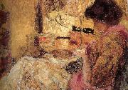 Edouard Vuillard Sewing oil painting on canvas